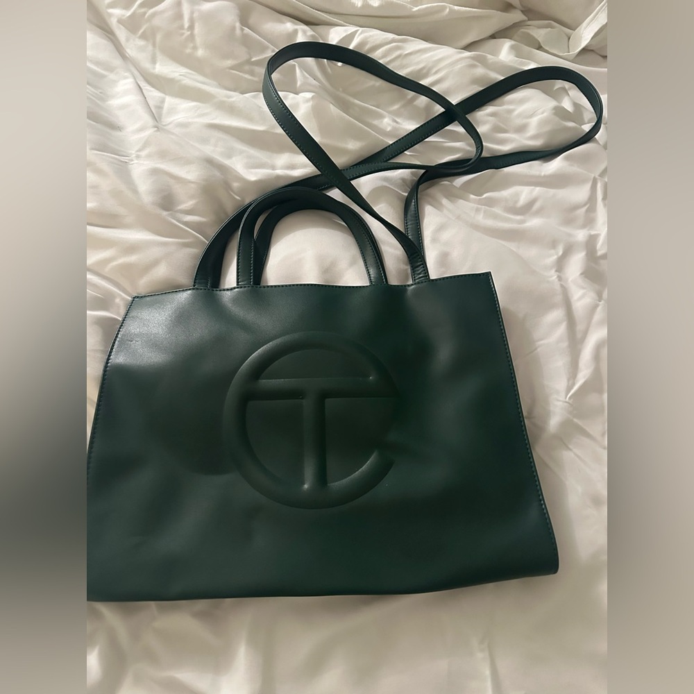 Telfar Green Shopping Bag